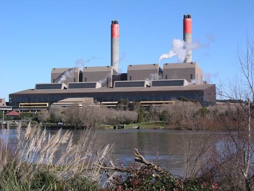 A coal powered power station, sits over a coal seam, and we import coal from Indonesia